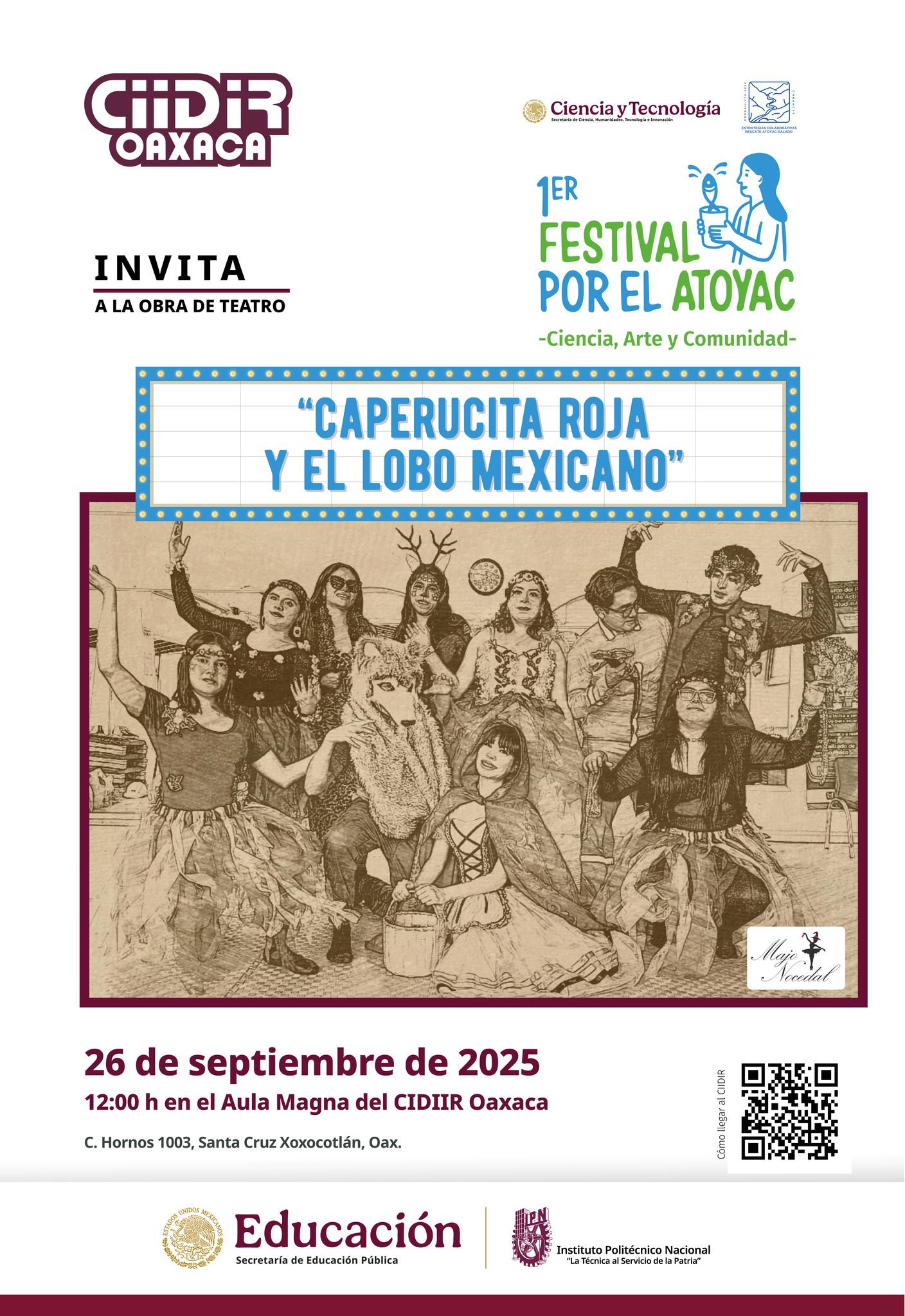 Obra de teatro Caperucita Roja y el Lobo Mexicano